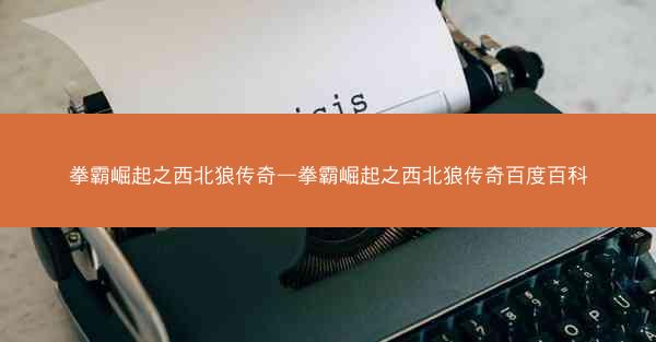 拳霸崛起之西北狼传奇—拳霸崛起之西北狼传奇百度百科