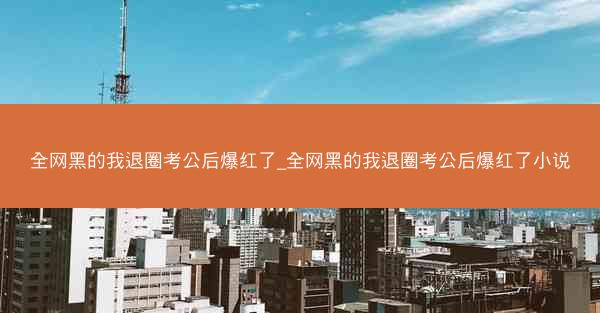 全网黑的我退圈考公后爆红了_全网黑的我退圈考公后爆红了小说