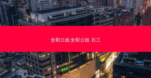 全职公敌,全职公敌 石三